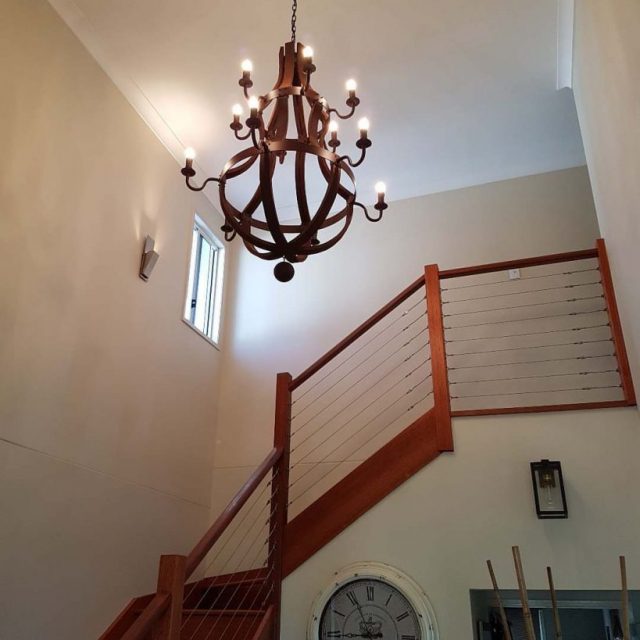 Harkin Electrics Chandelier Installation